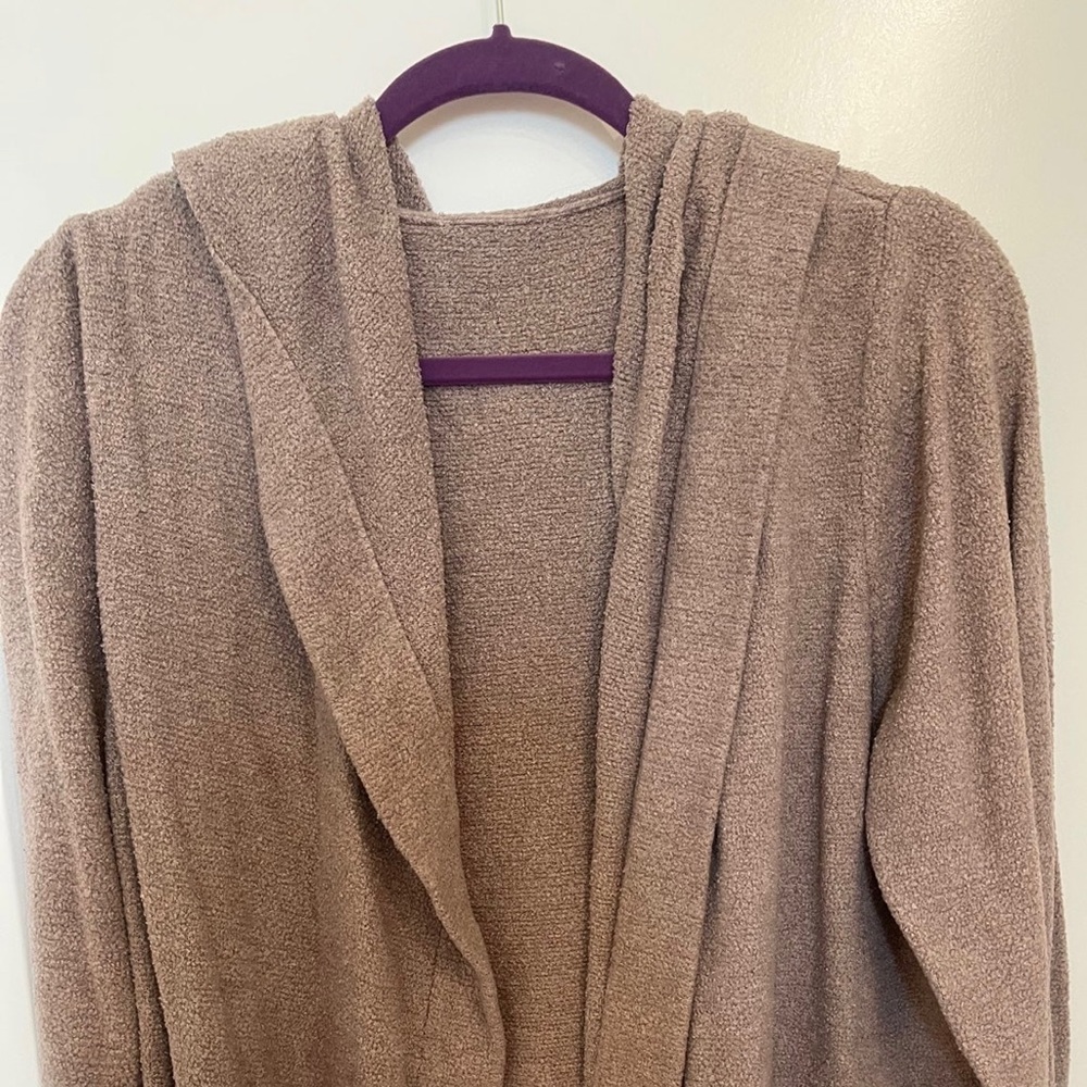 Barefoot Dreams CozyChic hooded cardigan